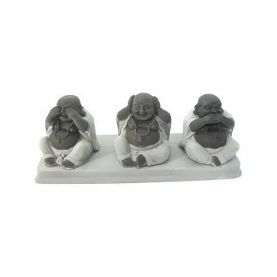 Objets de décoration - Bouddhas de la sagesse sur plateau 20cm - ARABESK