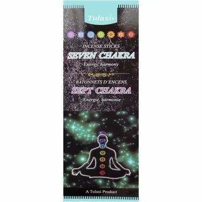 Scents - Incense tulasi sarathi seven chakra hex 20g - ARABESK