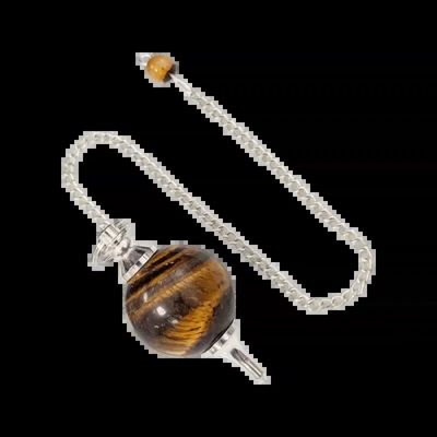 Jewelry - Tiger's Eye sphere pendulum 4cm - ARABESK