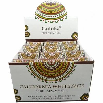 Scents - Perfmued Goloka White sage 10mL oil x 12 - ARABESK