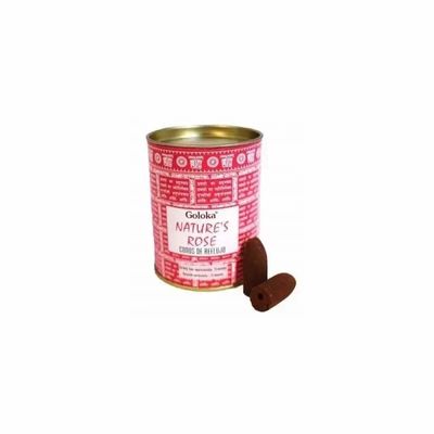 Scents - Goloka Nature's Rose backflow cones 6pcs - ARABESK