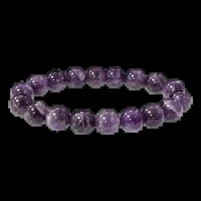 Bracelets - Amethyst bracelet beads 10mm - ARABESK