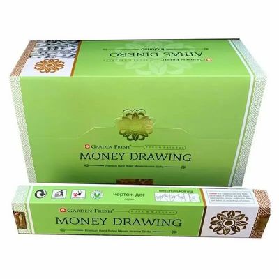 Scents - Money Drawing Masala Garden Fresh incense 15g - ARABESK