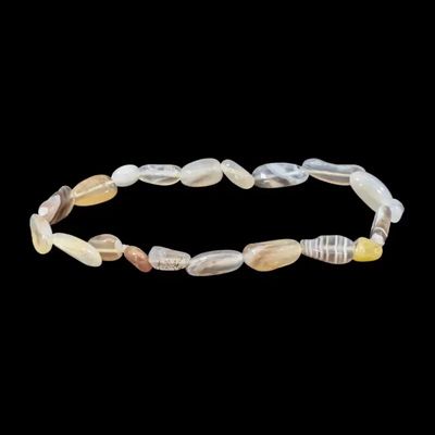 Bracelets - Agate Botswana A tumbled stones bracelet - ARABESK