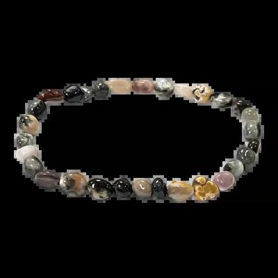 Bracelets - Ocean Jasper bracelet A+ rolled stones - ARABESK