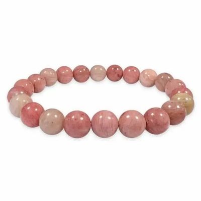 Bracelets - Bracelet Rhodonite Australie perles 8mm - ARABESK