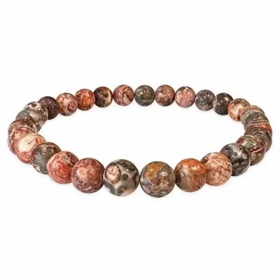 Bracelets - Leopard Jasper 6mm bracelet - ARABESK