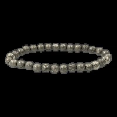 Bracelets - Bracelet Pyrite perles 6mm - ARABESK