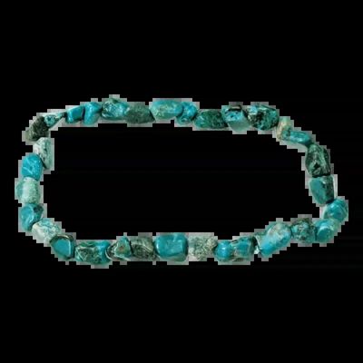 Bracelets - Bracelet Chrysocolle A pierres roulées - ARABESK