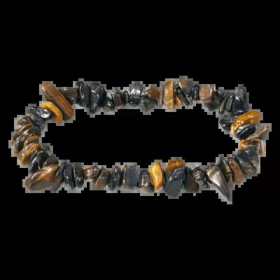 Bracelets - Falcon eye chips bracelet 18cm - ARABESK