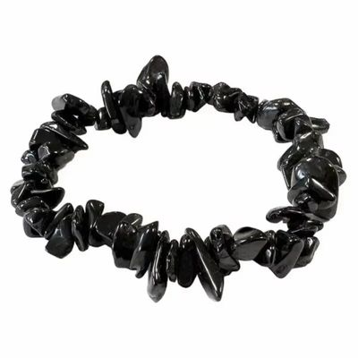 Bracelets - Bracelet Black Tourmaline A chips 12-15cm (Small size) - ARABESK