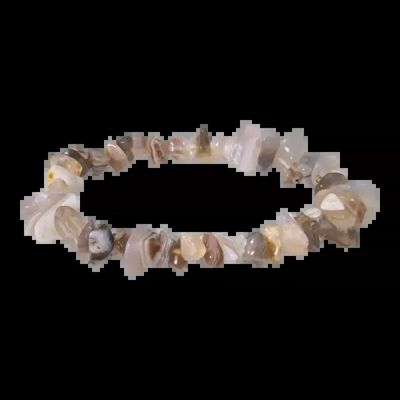 Bracelets - Agate Botswana A chips bracelet 18cm - ARABESK