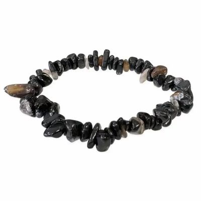 Bracelets - Onyx A Chip Bracelet 19cm - ARABESK