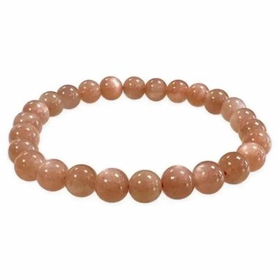 Bracelets - Sunstone bracelet AA beads 6-7mm - ARABESK