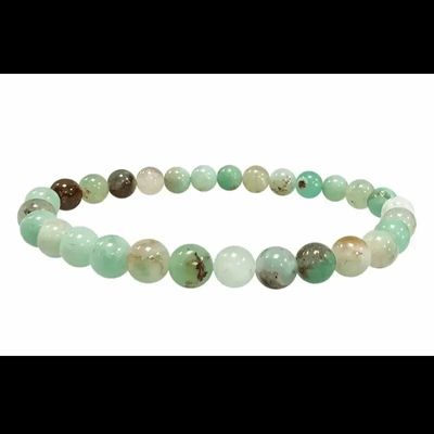 Bracelets - Chrysoprase bracelet A 6mm beads - ARABESK
