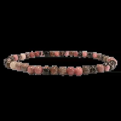 Bracelets - Bracelet Rhodonite perles 4mm - ARABESK