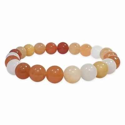 Bracelets - Jade multicolor 8mm pearls bracelet - ARABESK