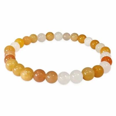 Bracelets - Jade multicolor 6mm pearls bracelet - ARABESK