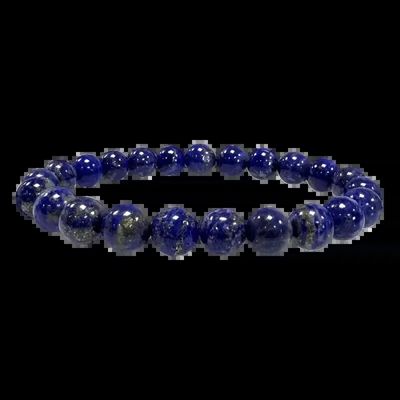 Bracelets - Bracelet Lapis Lazuli AA perles 8-9mm - ARABESK