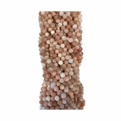 Bijoux - Pierre de lune adulaire multicolore A perles 5.5-6.5mm sur fil 40cm - ARABESK