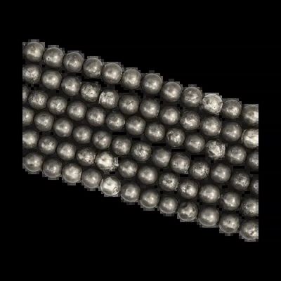 Jewelry - Pyrite beads 6mm on 40cm wire - ARABESK