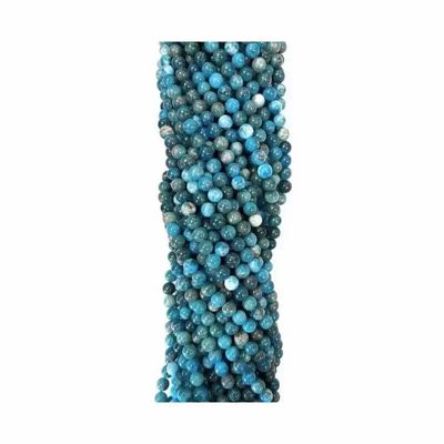 Jewelry - Blue Apatite A beads 8mm on a 40cm thread - ARABESK