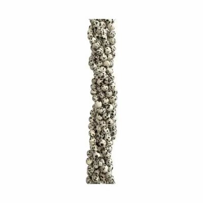Jewelry - Dalmatian Jasper beads 8mm on a 40cm thread - ARABESK