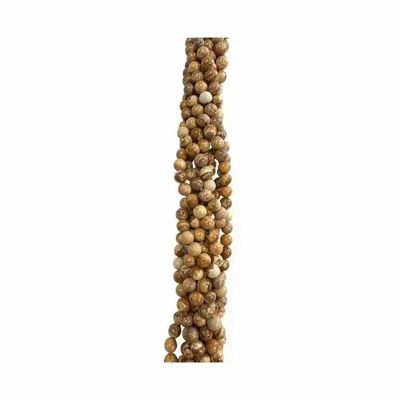 Jewelry - Landscape Jasper 8mm pearls on string - ARABESK