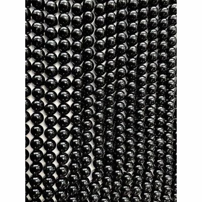 Jewelry - Black tourmaline A 10mm pearls on string - ARABESK