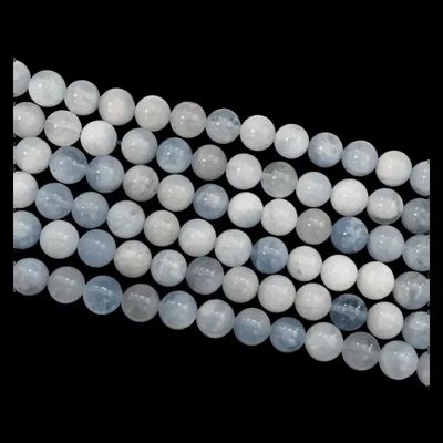 Jewelry - Aquamarine 10mm pearls on string - ARABESK