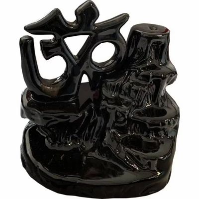 Scents - Incense holder backflow ceramic Om 14cm - ARABESK