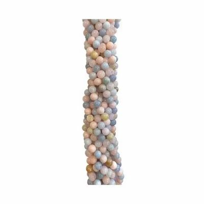 Jewelry - Beryls Aquamarine & Morganite A beads 6-7mm on 40cm wire - ARABESK