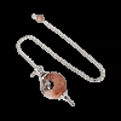 Jewelry - Sunstone sphere pendulum 4cm - ARABESK