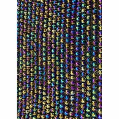 Jewelry - Rainbow Hematite A 6mm pearls on string - ARABESK