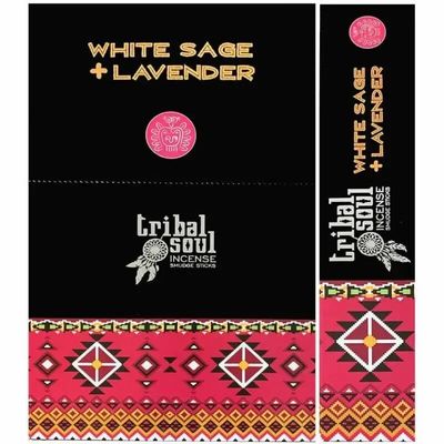 Scents - White Sage & Lavender masala Tribal Soul incense 15g - ARABESK