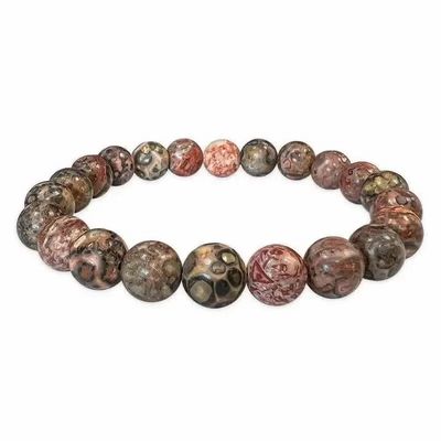 Bracelets - Leopard Jasper 8mm bracelet - ARABESK