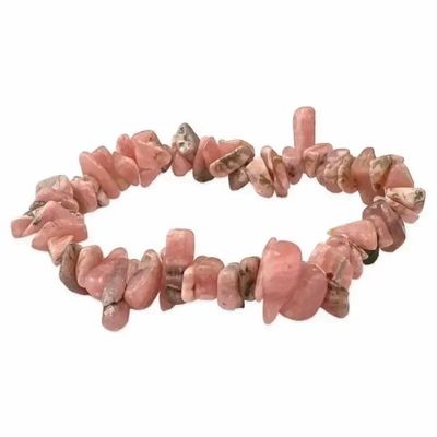Bracelets - Argentinian Rhodochrosite Bracelet A 5-8mm chips 18cm - ARABESK
