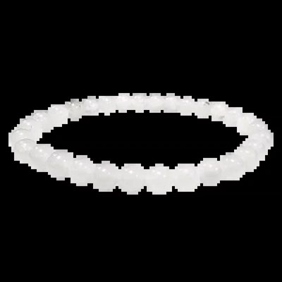 Bracelets - Bracelet Jade Blanc A perles 6mm - ARABESK