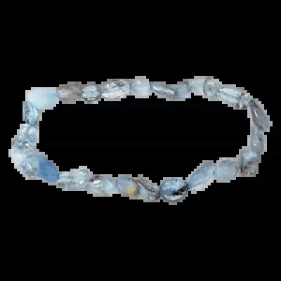 Bracelets - Aquamarine tumbled stones bracelet - ARABESK