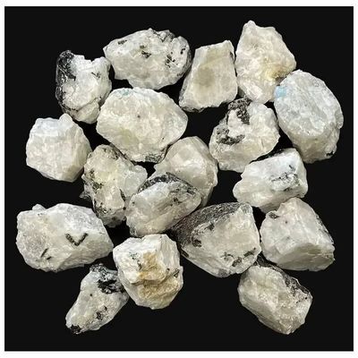 Bijoux - Pierre de Lune blanche Péristérite brute 500g - ARABESK