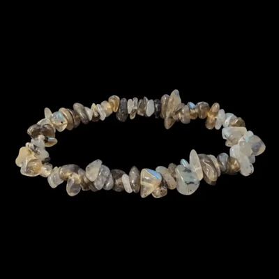 Bracelets - Labradorite Chips Bracelet A 18cm - ARABESK