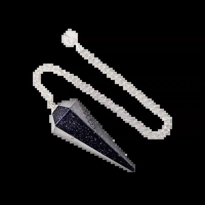 Jewelry - Conical pendulum in Goldstone 6 faces - ARABESK