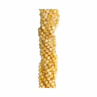 Jewelry - Orange calcite beads 8-8.5mm on 40cm wire - ARABESK