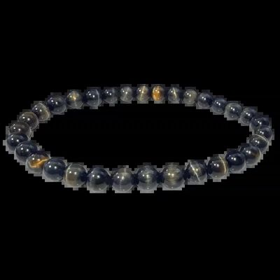 Bracelets - Falcon's eye grade A 6mm pearls bracelet - ARABESK