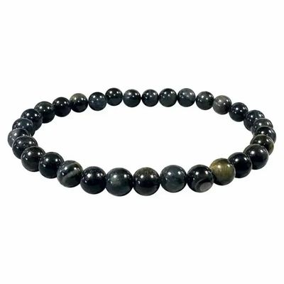 Bracelets - Hawk Eye Bracelet AA beads 6-7mm - ARABESK