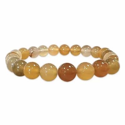 Bracelets - Agat mix A 8mm pearls bracelet - ARABESK