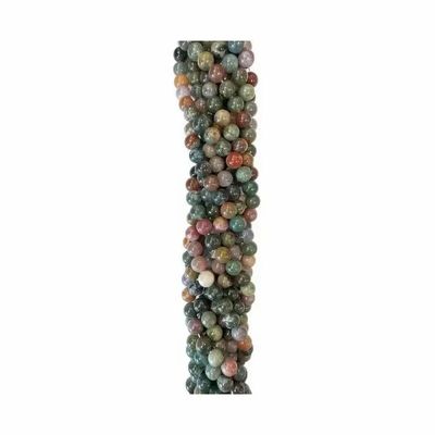 Jewelry - Indian Agate 8mm pearls on string - ARABESK