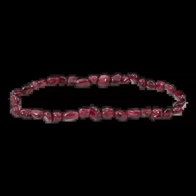Bracelets - Red Garnet A tumbled stones bracelet - ARABESK