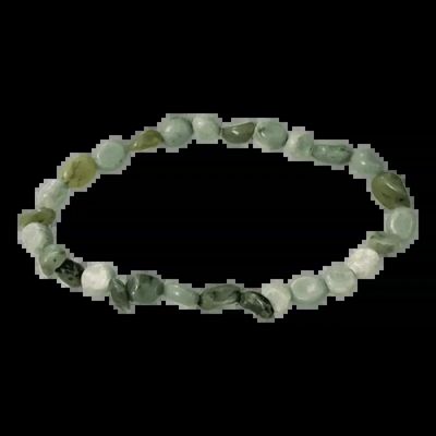 Bracelets - Jade Nephrite tumbled stone bracelet - ARABESK