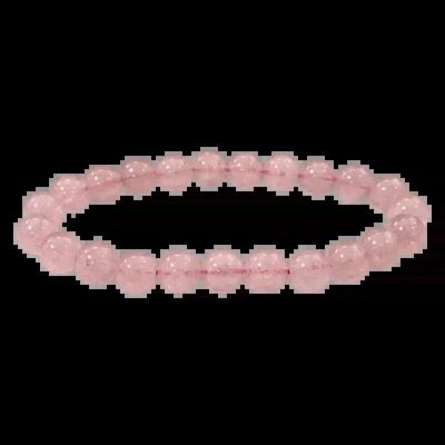 Bracelets - Bracelet Quartz Fraise Hematoide A perles 8mm - ARABESK